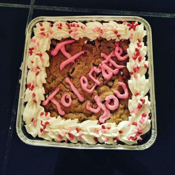 My Wife Made Me A Cake For Valentine's Day