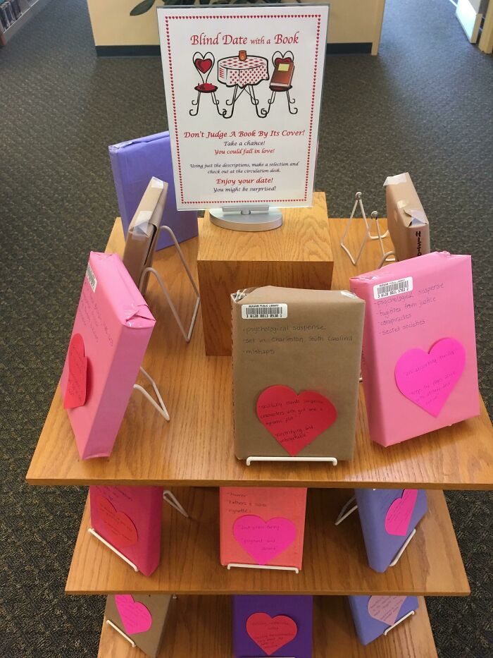 For Valentine's Day, My Local Library Is Setting Visitors Up On "Blind Dates" With Books