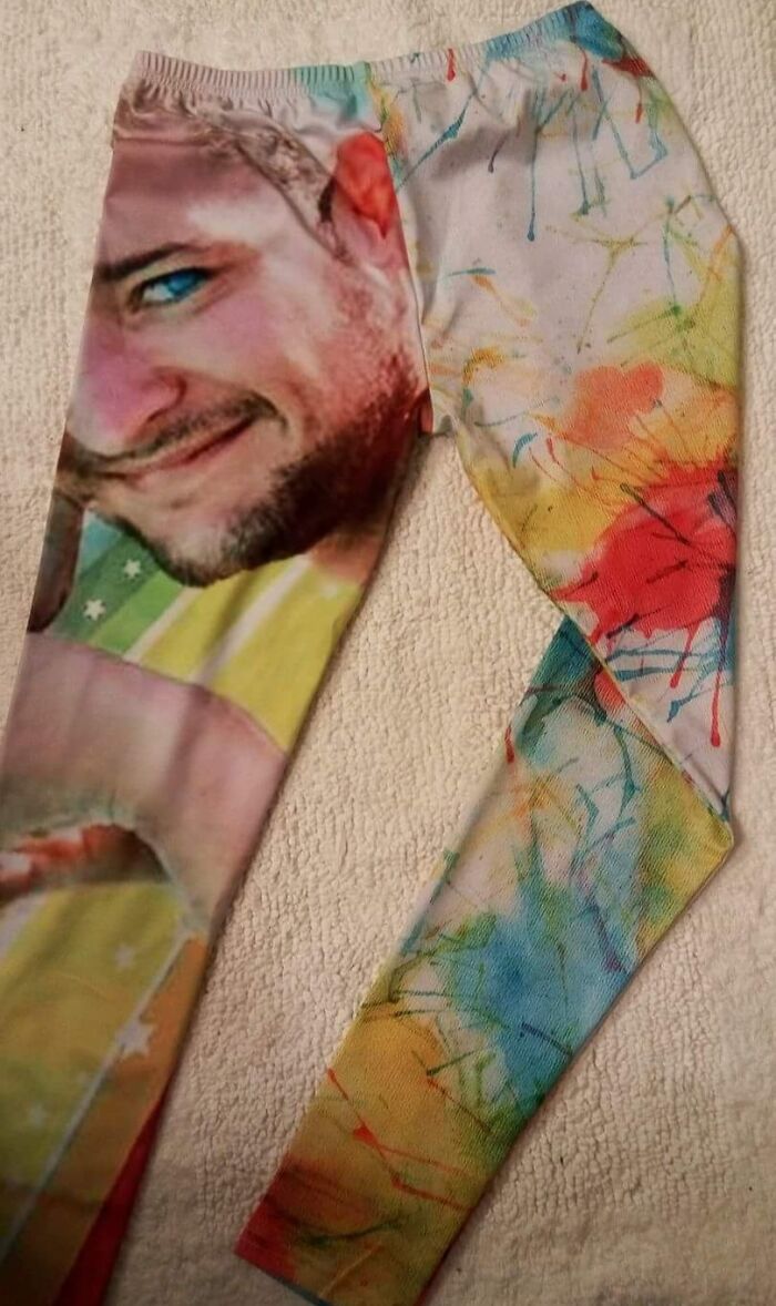 Valentine's Gift To Wife Obsessed With Leggings. That's My Face
