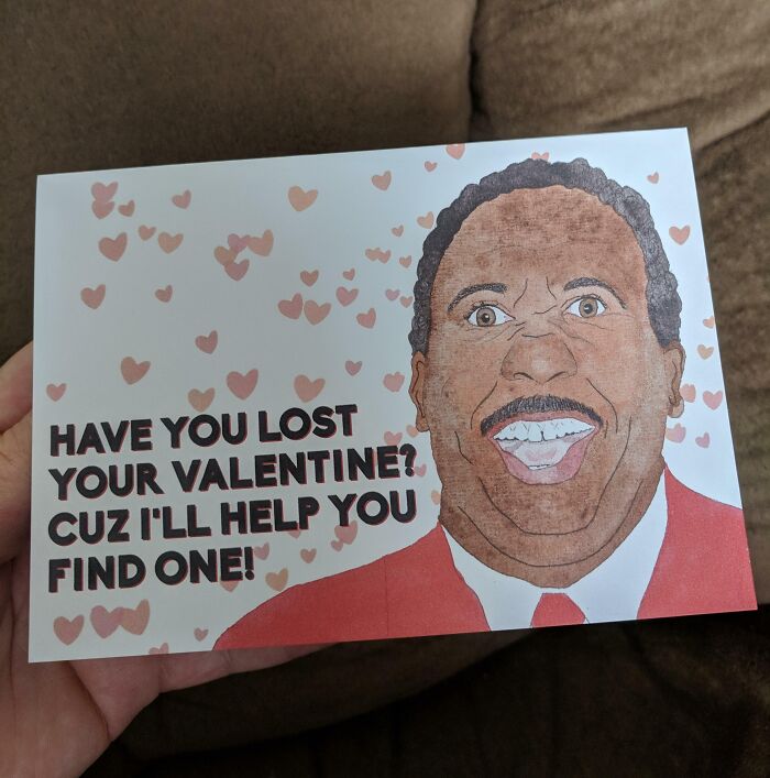 My Wife Gave Me This Card For Valentine's Day. Late Because Shipping From Etsy Took Longer Than Expected