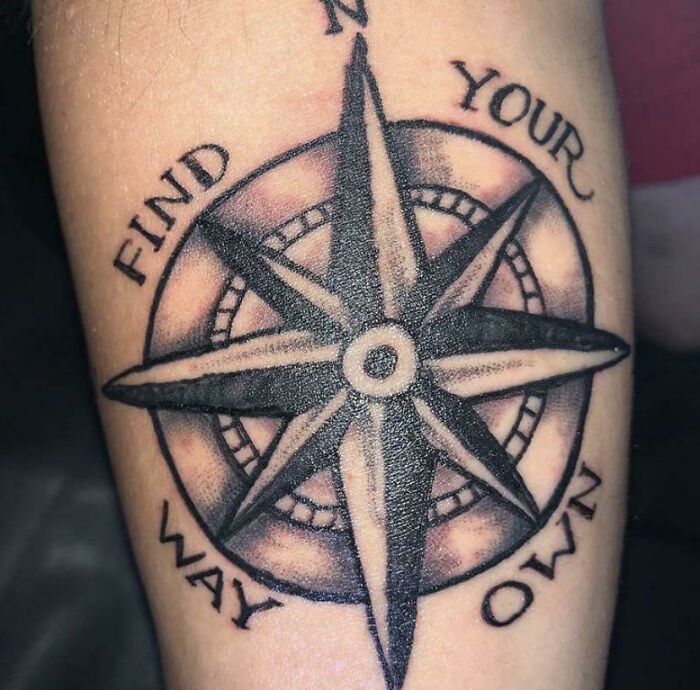 An Almost Inspiring Tattoo... Find Your Way Own