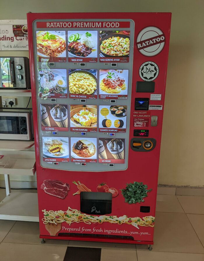 This All-In-One Meal Vending Machine In Malaysia