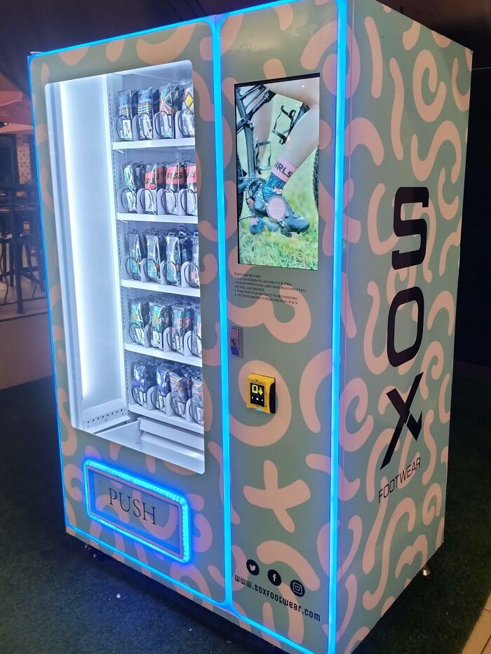 I Found A Vending Machine That Stocks Socks