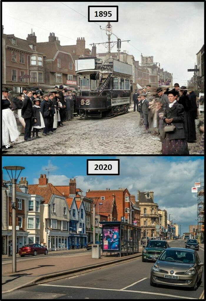 Old Market Street, Bristol (1895 y 2020)