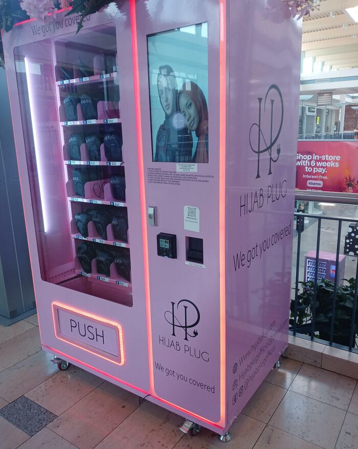 Hijab Vending Machine At The Mall