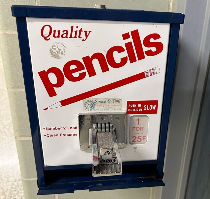This Pencil Vending Machine At The Local Middle School