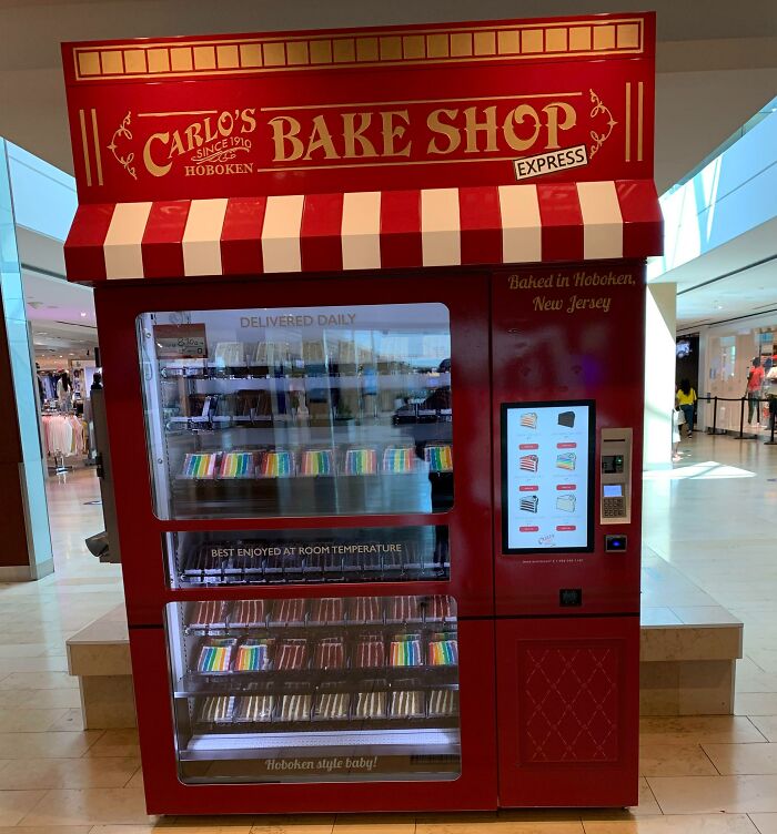 This Is A Cake Vending Machine That Sells Cake From The TLC Show Cake Boss For $10