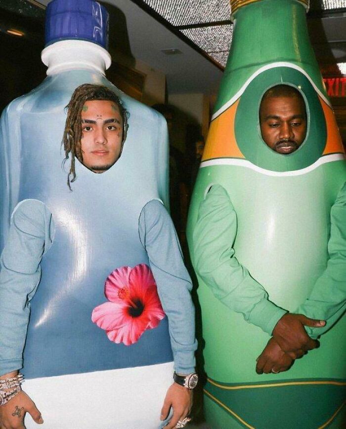 Kanye West In A Bottle Costume
