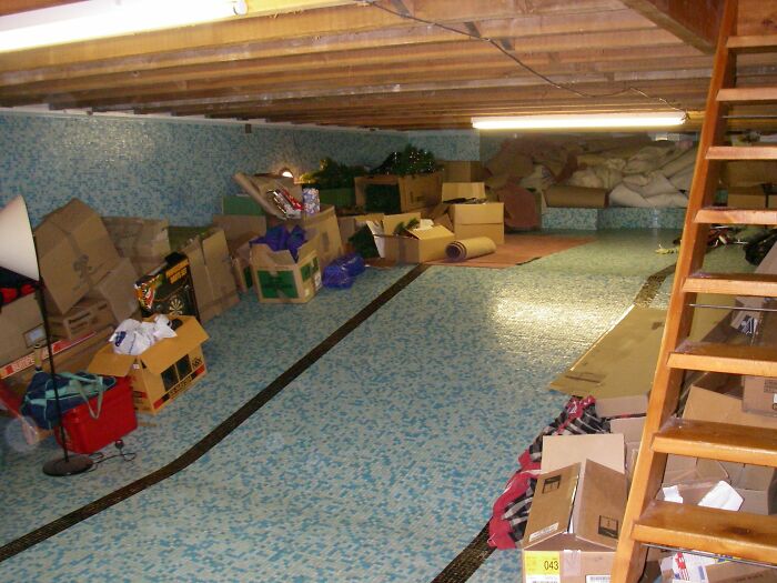 This House Is A Converted Indoor Pool, The Basement Is The Bottom Of The Pool