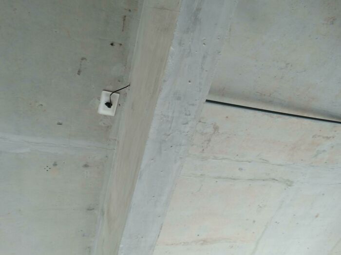 In A Working Day, Building Inspection. I Found This Art (This Work Of A Lazy Person)