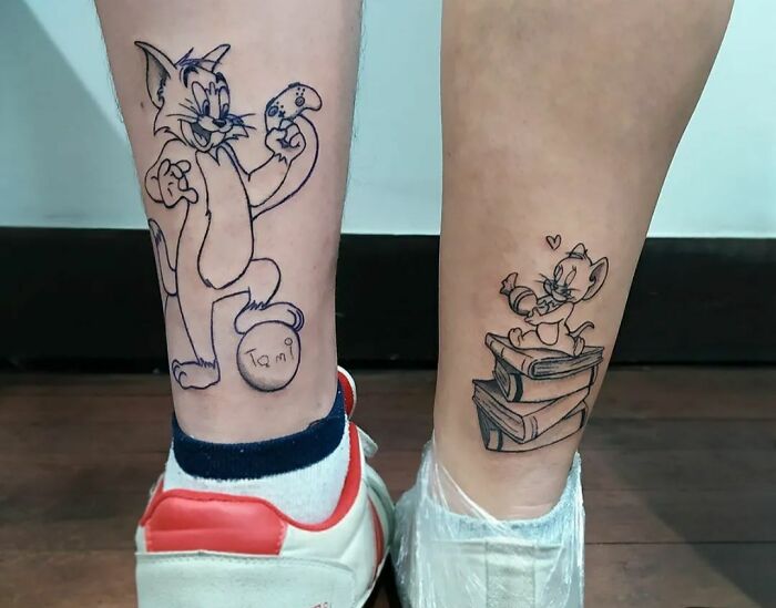 Tom And Jerry Tattoos