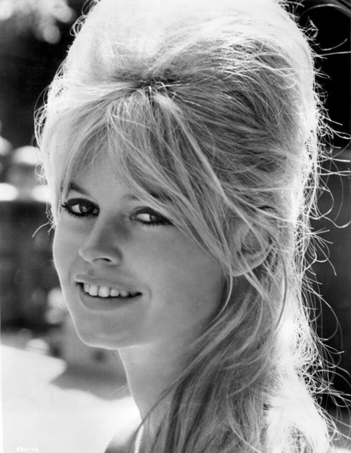 Brigitte Bardot smiling 