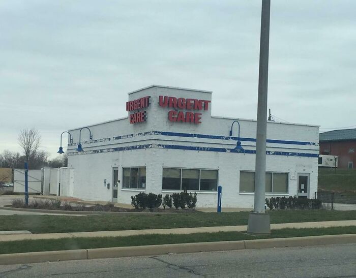 White Castle Turned Into An Urgent Care. Mansfield, Ohio