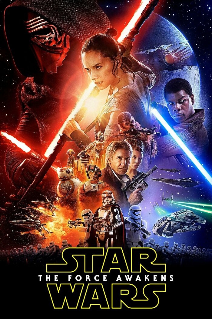 Poster for Star Wars: Episode VII - the Force Awakens movie
