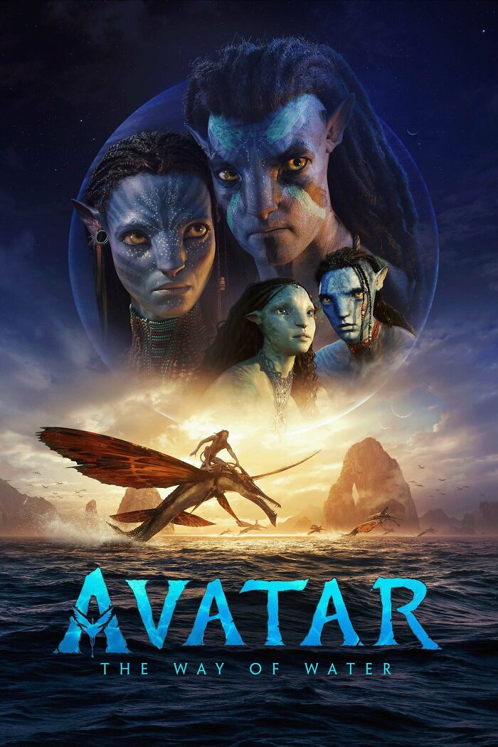 Poster for Avatar: the Way of Water movie