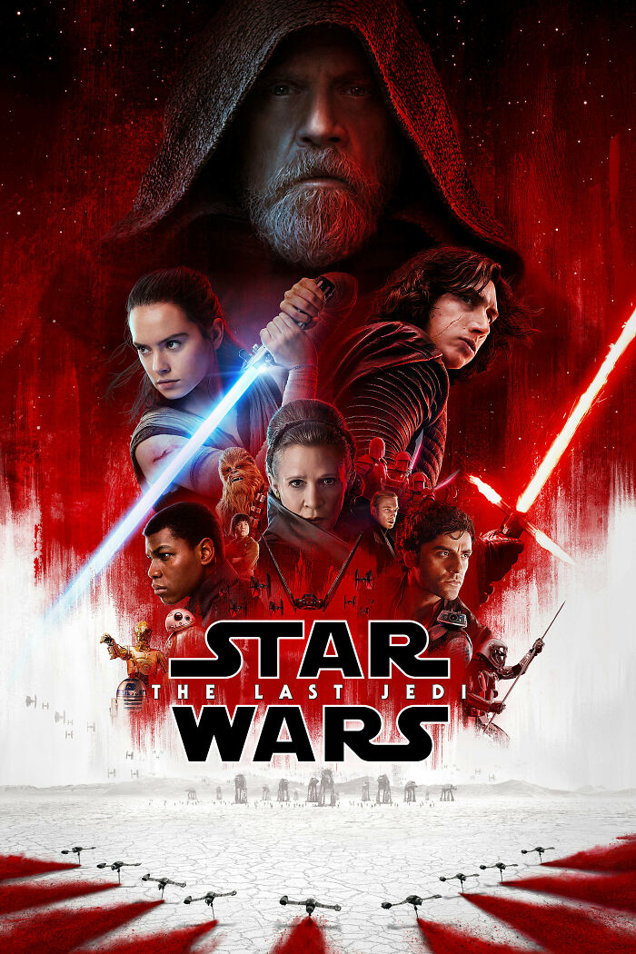 Poster for Star Wars: Episode VIII - The Last Jedi movie