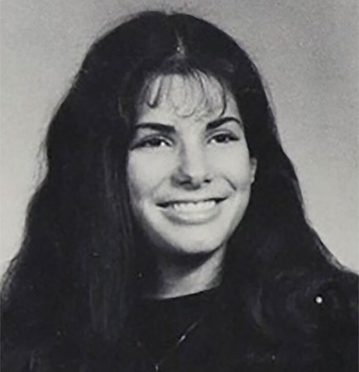 Picture of Sandra Bullock in yearbook