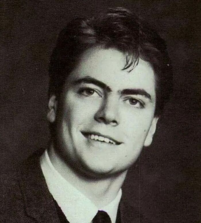 Picture of Nick Offerman in yearbook
