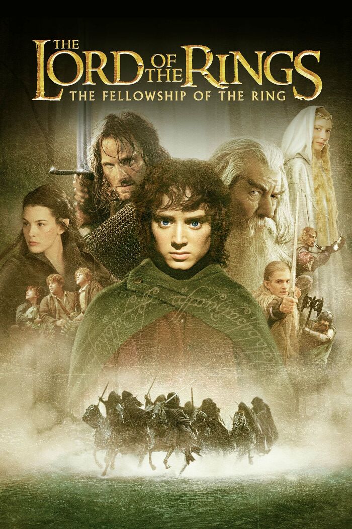 Poster for The Lord of the Rings: The Fellowship of the Ring movie