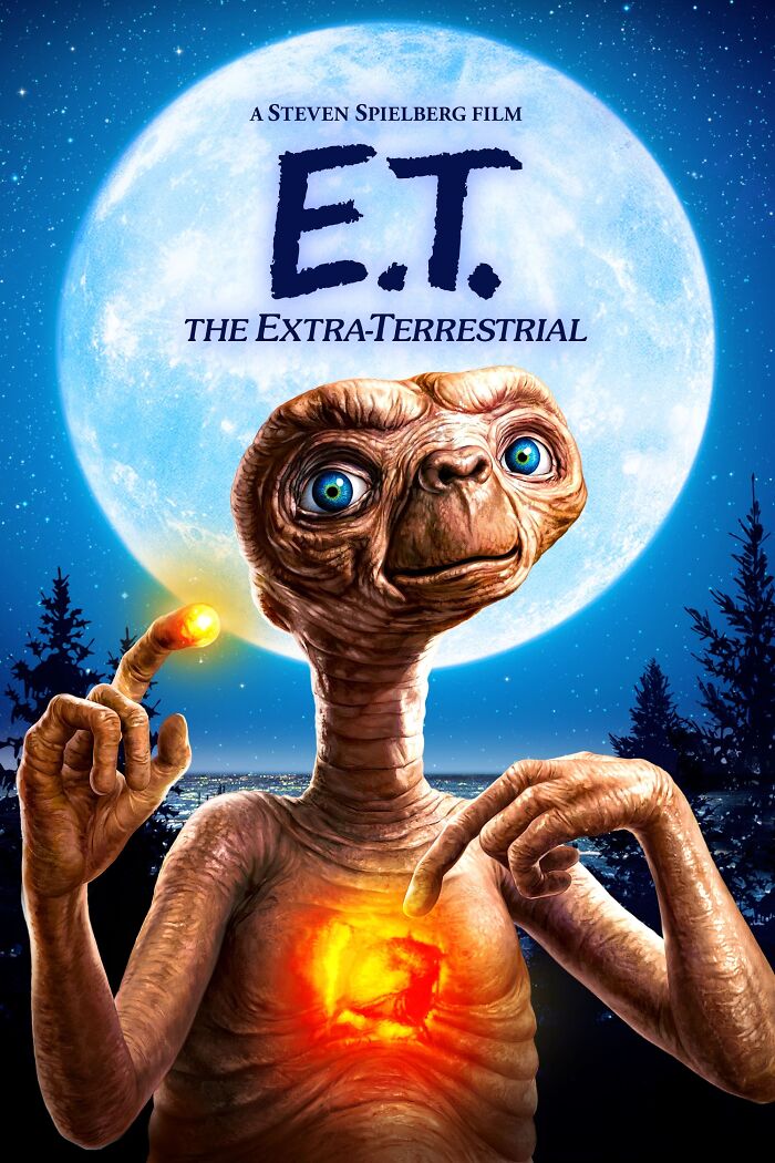 Poster for E.T. The Extra-Terrestrial movie
