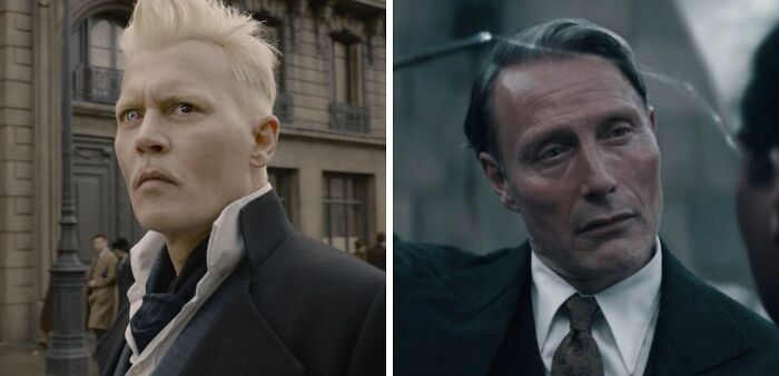 Johnny Depp As Gellert Grindelwald In "Fantastic Beasts" Movies, Replaced By Mads Mikkelsen