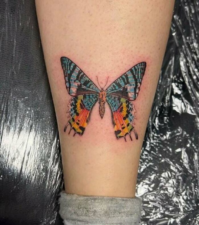 New Sunset Moth Tattoo