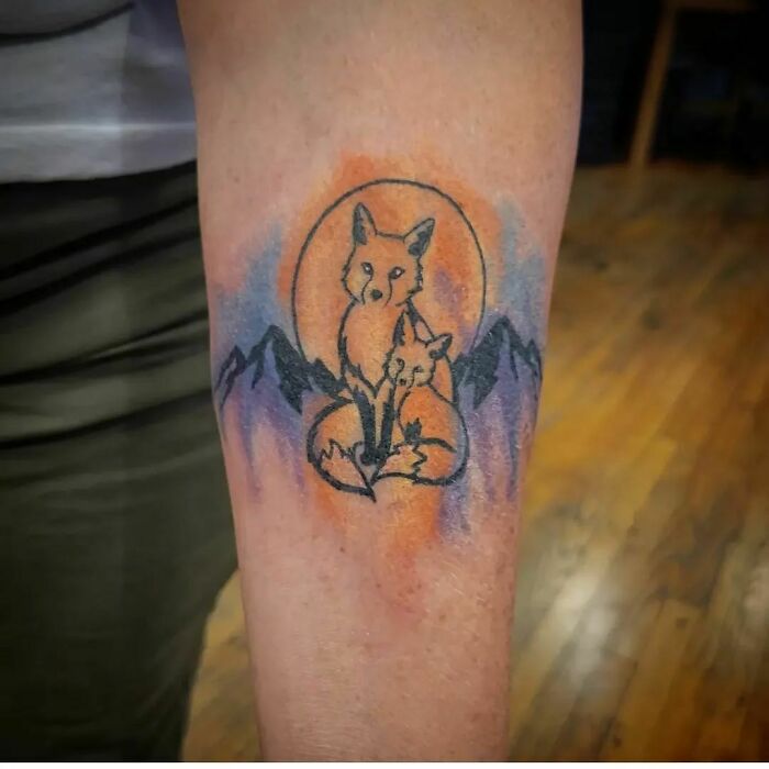 Fox Family Tattoo