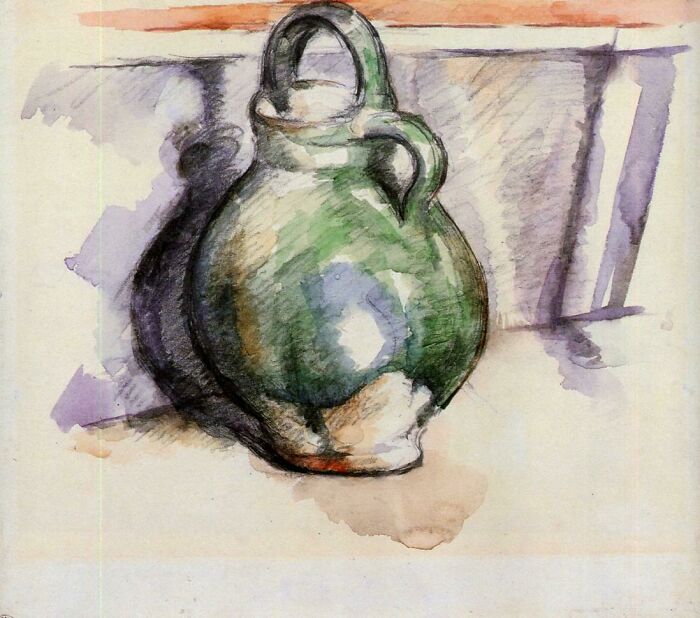 The Green Pitcher By Paul Cézanne