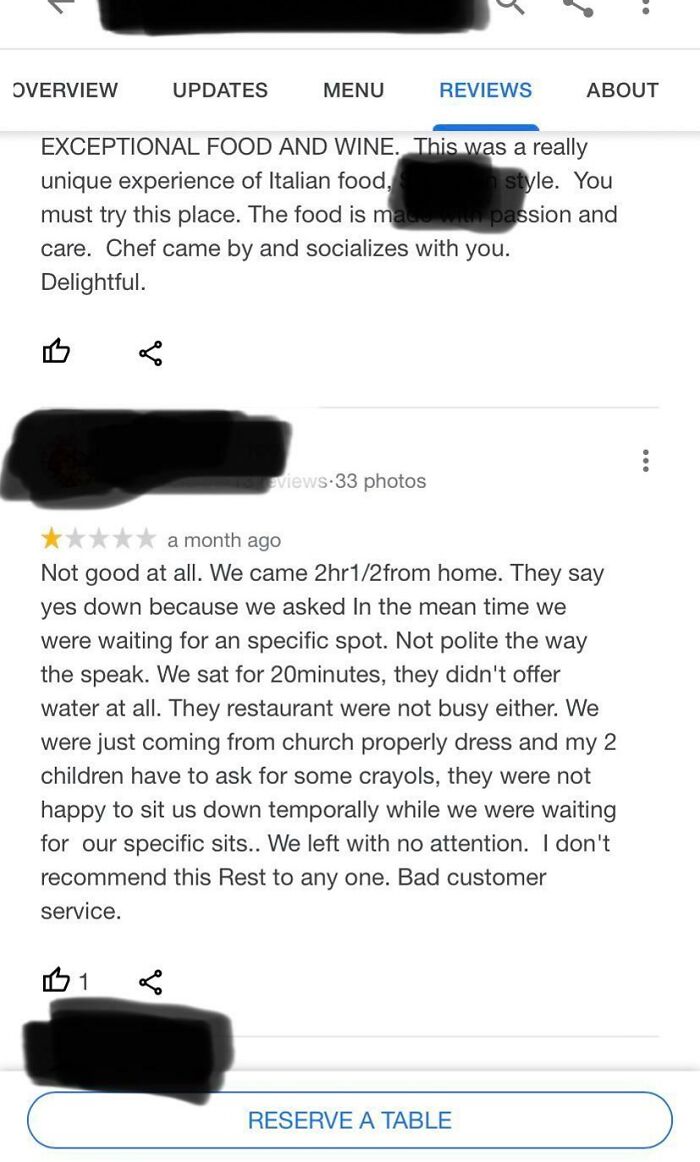 A Favorite Restaurant Of Mine Had This Lady On Their Reviews Page, Most Other Review Are High Four And Five Stars