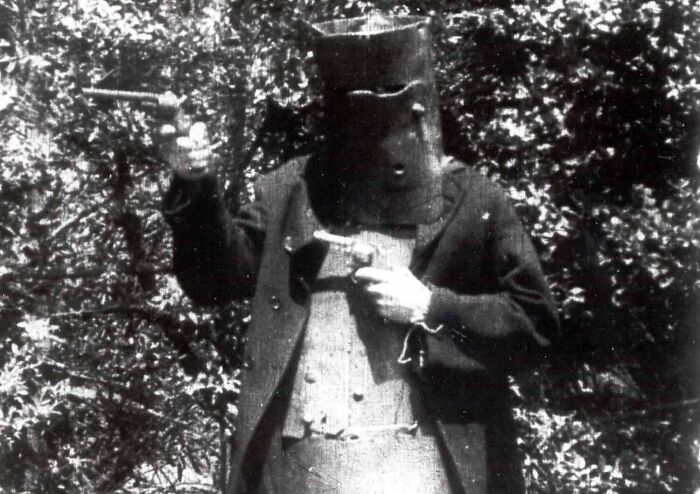 Screenshot from The Story of the Kelly Gang (1906)