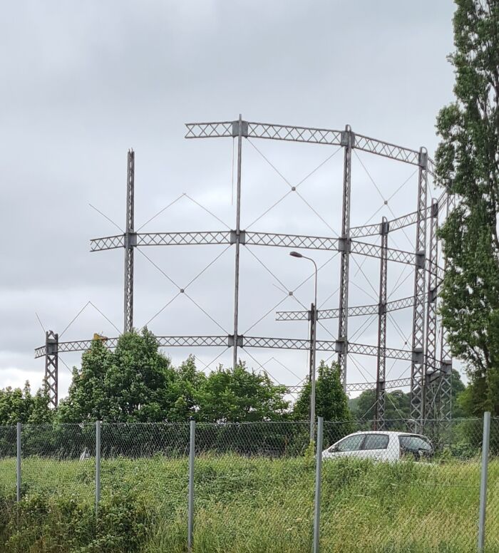 Gas Storage Being Decommissioned Looking Like A Game Asset That Hasn't Fully Loaded