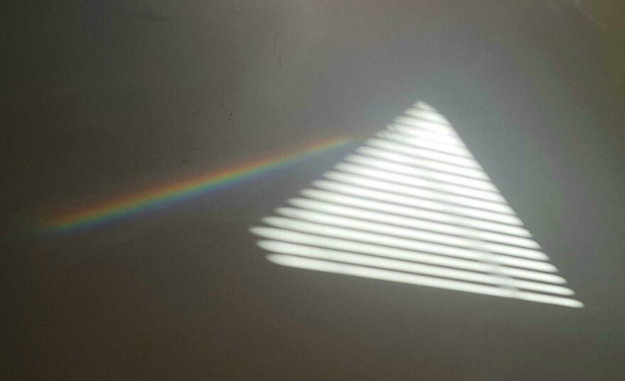 The Dark Side Of The Moon Art Work Appeared On My Wall