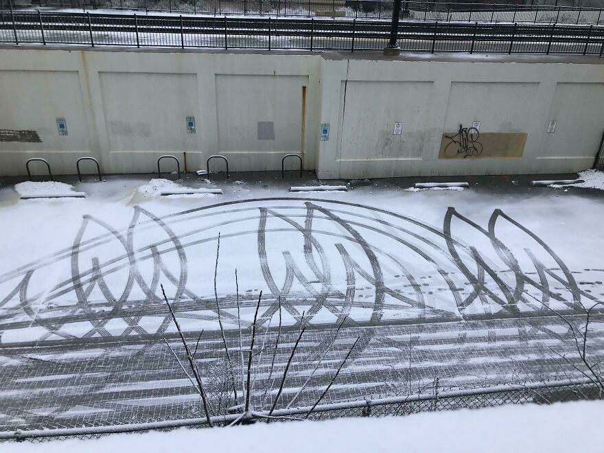 Three Drop Offs At The Metra Station