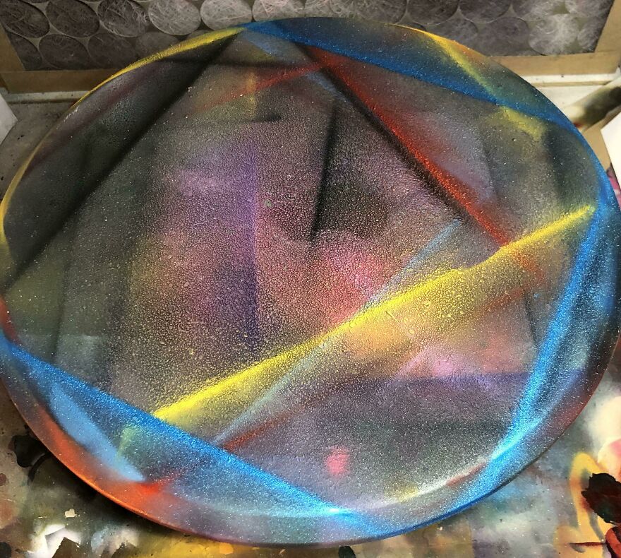 The Turntable In My Spray Booth