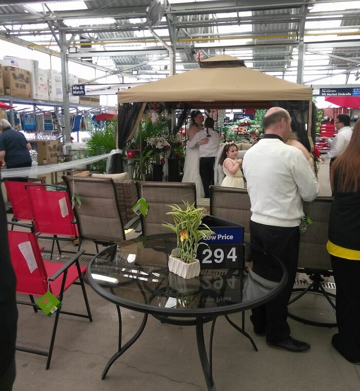 Wasn't Expecting To See A Wedding When I Stopped At Walmart This Weekend