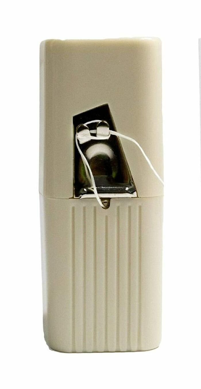 White Automated Floss Dispenser 