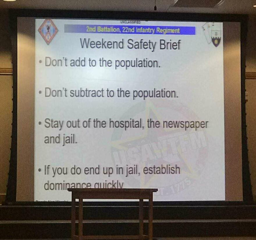 Weekend Safety Brief