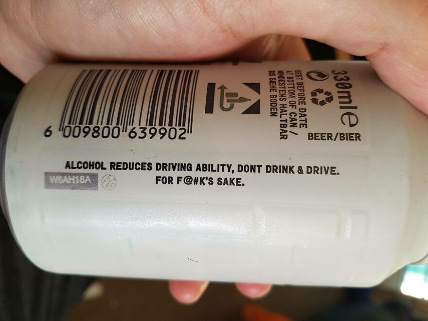My Beer Can Has Some Good Advice