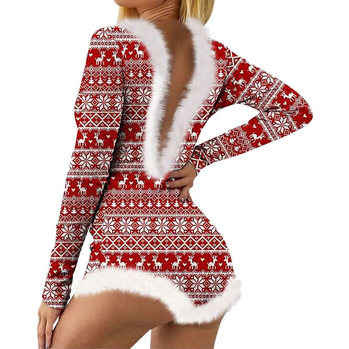 Just Shopping For Chirstmas Themed Lingerie Online. This Was One Of The Result's And Something That Walmart Actually Had Up For Sale