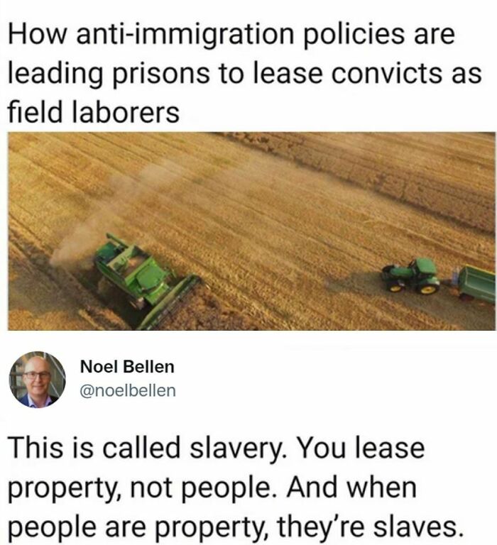 Leasing People Is Slavery