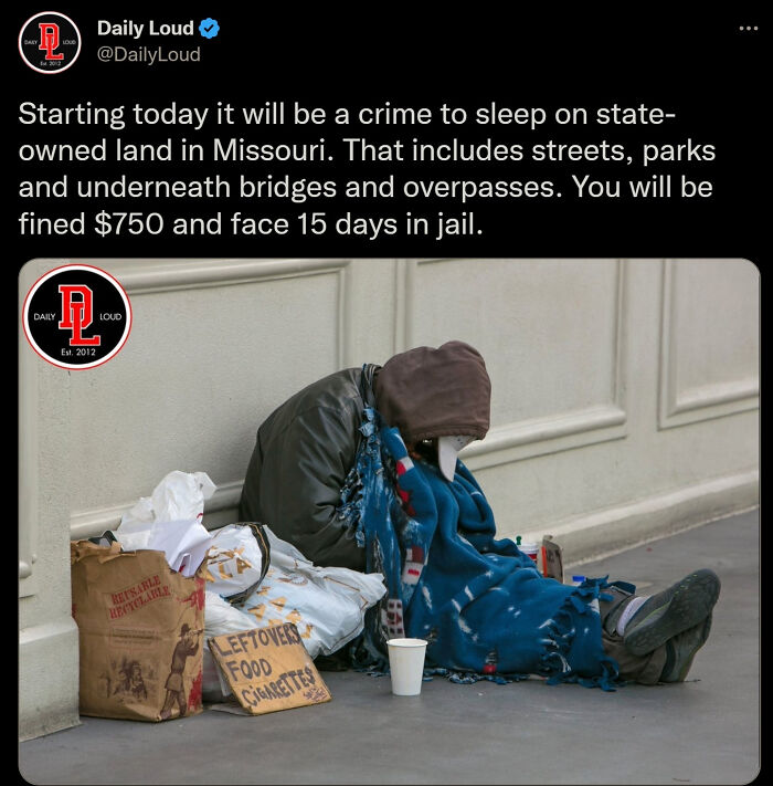 Missouri Just Made Existing While Homeless A Crime