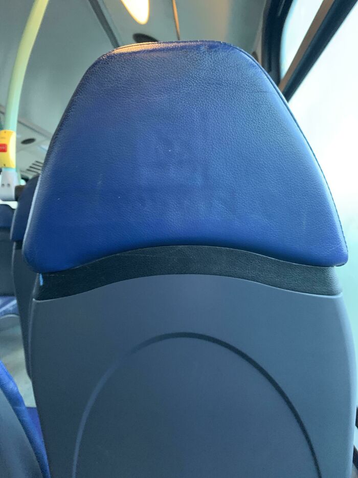 Un interesante diseño para el asiento del autobús