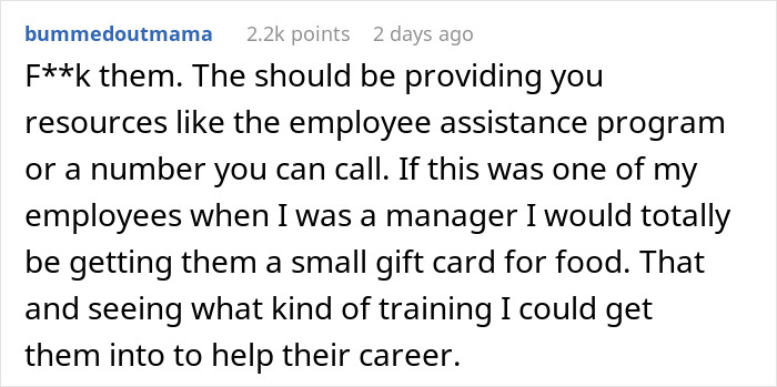 Employee Is Scolded For Coming To Work Hungry, Despite The Fact That They Couldn’t Afford Food