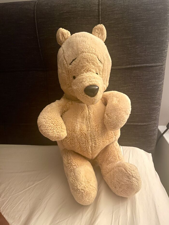 My Winnie The Pooh That I Bought When I Was 10. I’m Turning 36 Soon. Still Sleep With Him Every Night