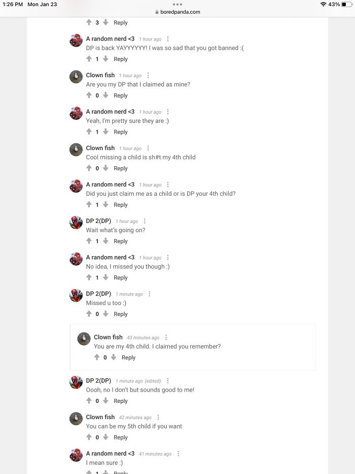 Clown Fish Claims Children