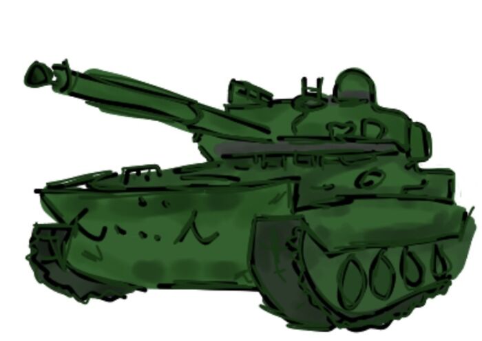 I Was Extremely Bored And Entered A Tank Drawing Contest Which I Promptly Regretted