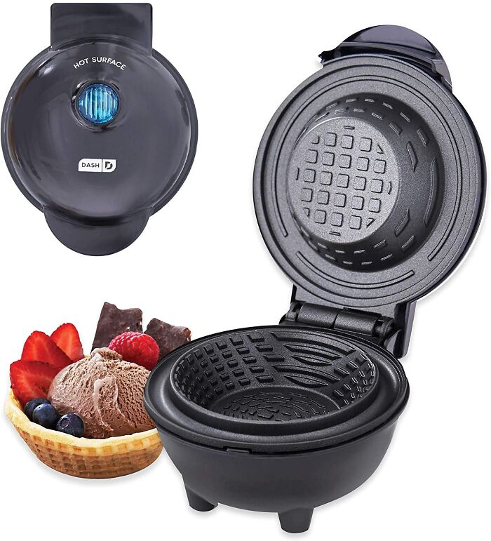 Black Waffle Bowl making pan 