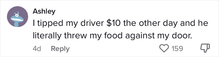 DoorDash Driver That’s Mad At A Low Tipper Eats Their Food, The Internet Reacts
