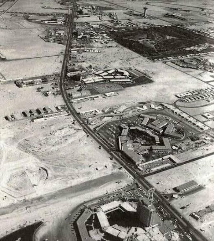 Las Vegas Strip During The 1950’s