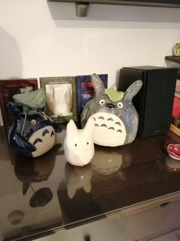 All Three Totoro Sizes I Made